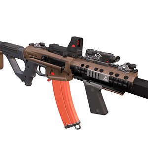 3D model ammo weapon