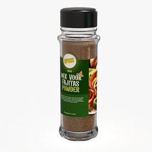 3D Spice Bottle