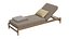 RH Evia Teak Chaise