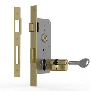 Door Lock with Cylinder