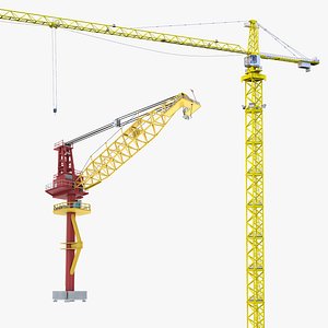 Tower Cranes Collection 3D