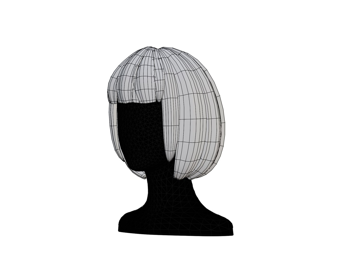 Hair-female-008 Model - TurboSquid 1944420