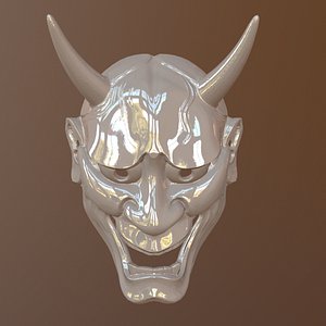 hannya mask 3D model