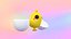 Cartoon small chicken