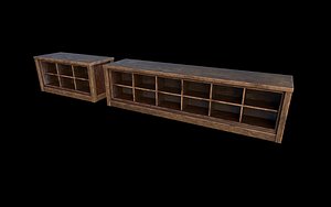 3D Tavern Counters model