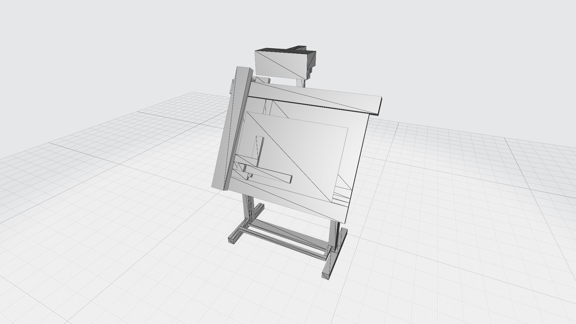 3D Voxel Drawing Board TurboSquid 1939738