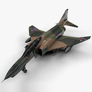 3D mcdonnell douglas f-4 model