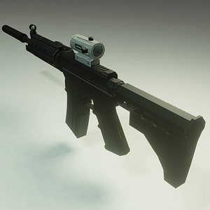 m4 Assault Rifle 3D