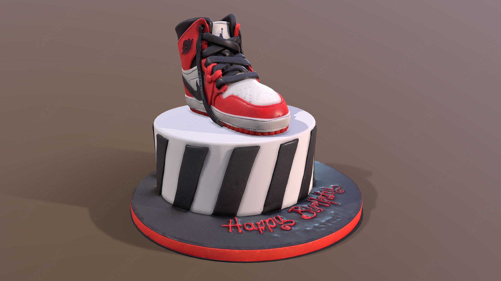 Sneakers Shoe Cake 3D Model - TurboSquid 2057656