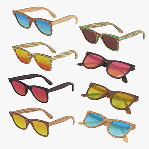 Bamboo Sunglasses Set