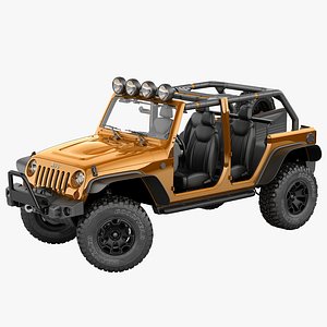 3d model jeep wrangler moab special