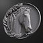 3D horse bas relief model