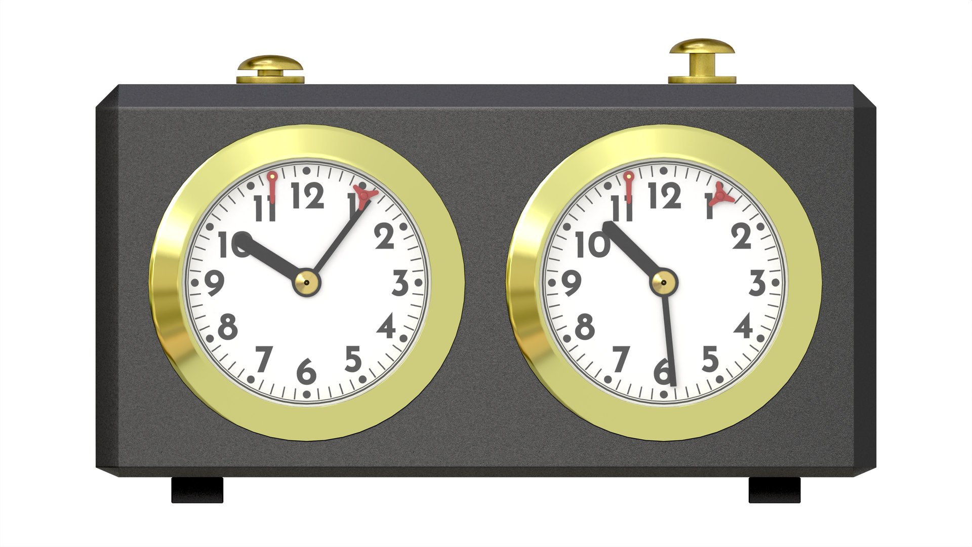 Chess Analog Game Clock Timer 3D Model - TurboSquid 2154135