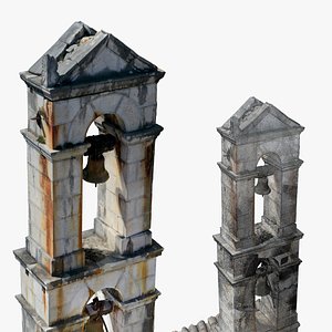 Greek church Belfry 3D model