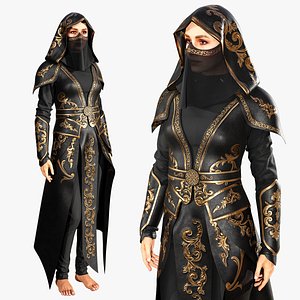 3D Royal Assassin Robe -  High Poly Version