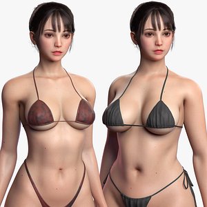 Perfect Female Body Basemesh Bundle model