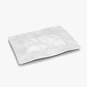 sugar packet 3 white 3d 3ds