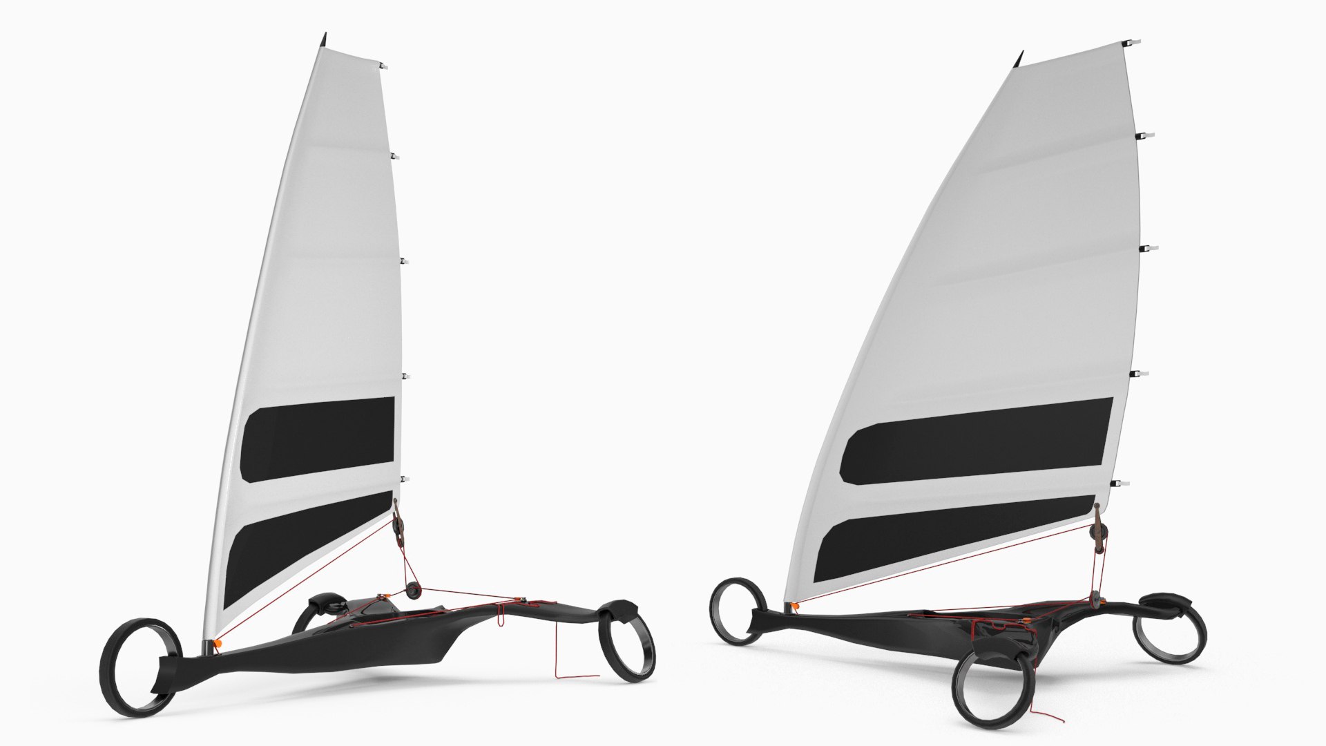 3D Model Designer Land Sand Yacht Albatros - TurboSquid 2223973