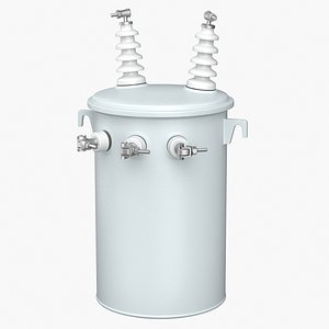 Pole Transformer v1 3D model