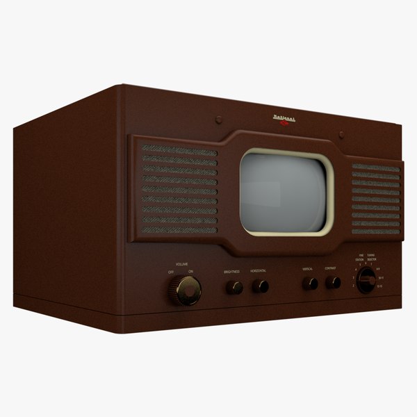 national tv-7w television 1948 3D