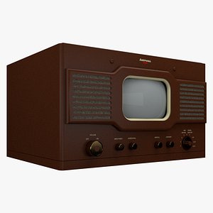 Vintage TV - National Model TV-7W Television (1948)