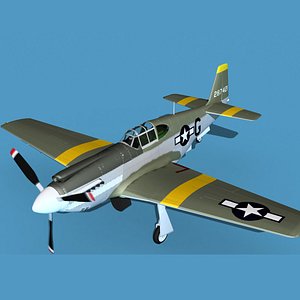 North American A-36A Apache V10 USAAF 3D