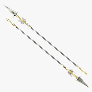 WARRIOR SPEAR Low-poly 3D model