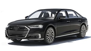 3D Audi A8L 2018 model