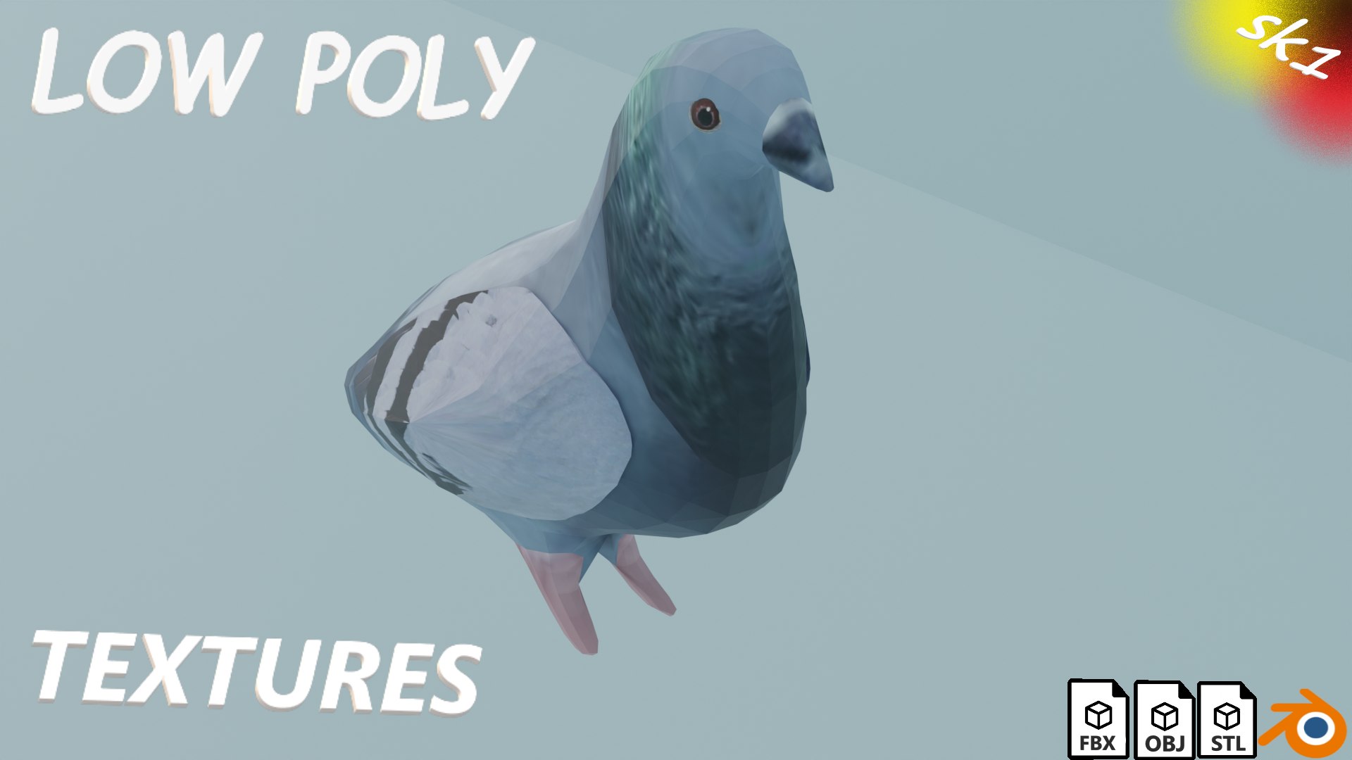 3D pigeon - TurboSquid 2174048