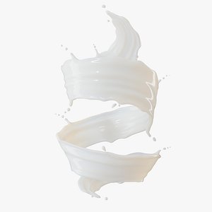 Milk Splash Spiral