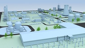 generic layout factory industrial 3D