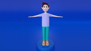 3d cartoon characters illustration