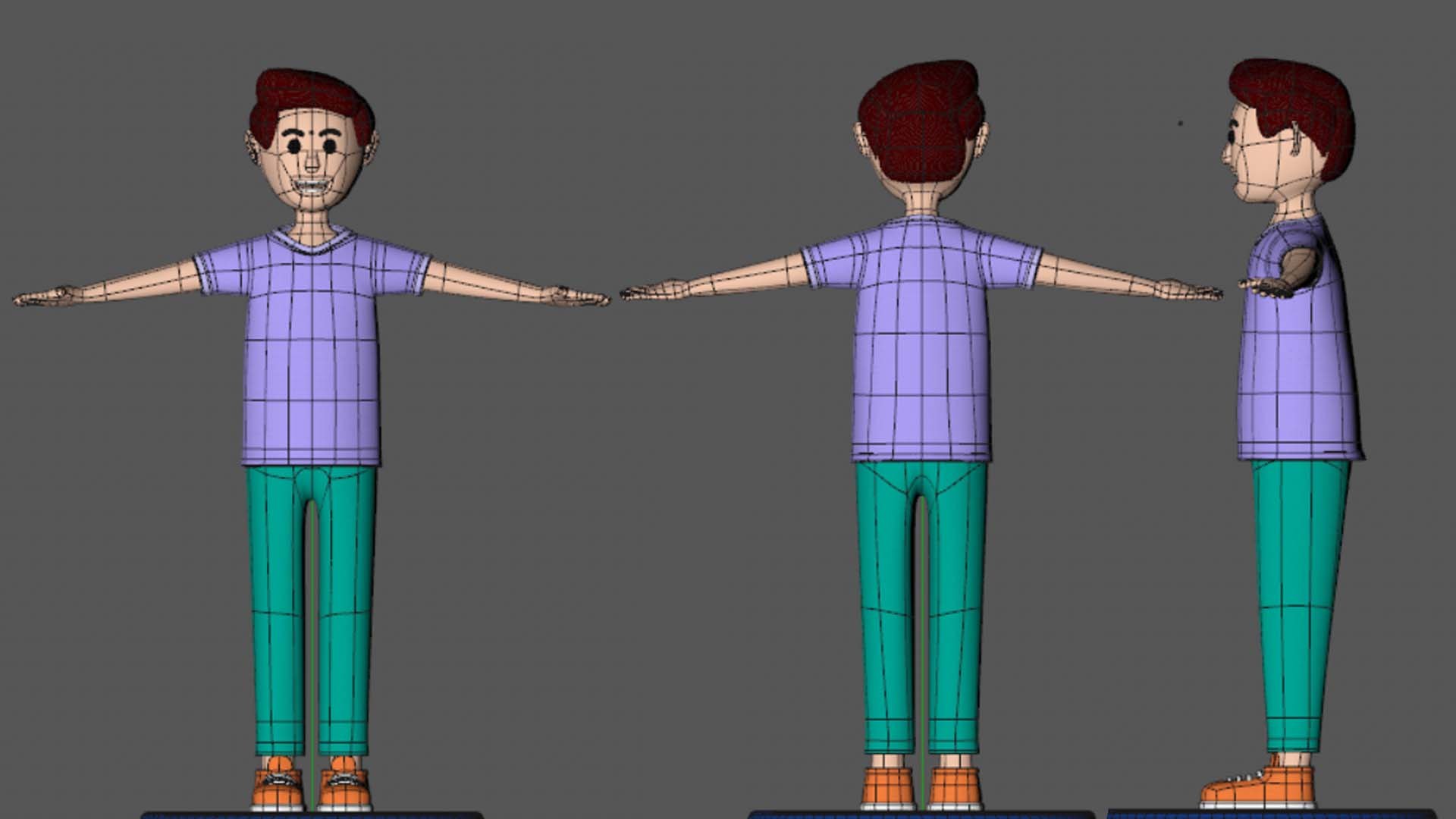 3D Cartoon Characters Illustration - TurboSquid 1702246