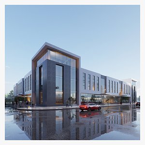 3D government building