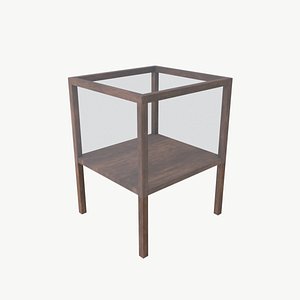 Glass Showcase Table 3D model