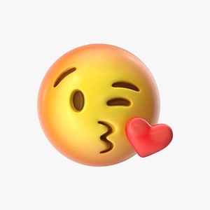 Emoji 14 Face Blowing a Kiss