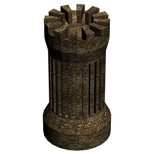 3D medieval tower 1