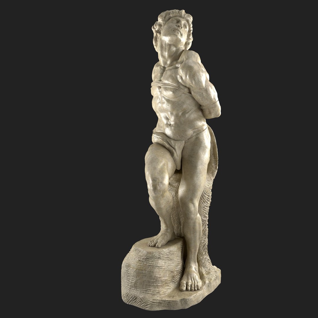 反逆の奴隷ミケランジェロ3Dモデル - TurboSquid 875584