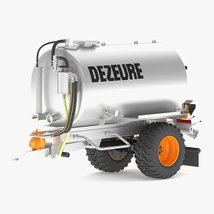 3D Dezeure Slurry Spreader Transline 2 Wheels