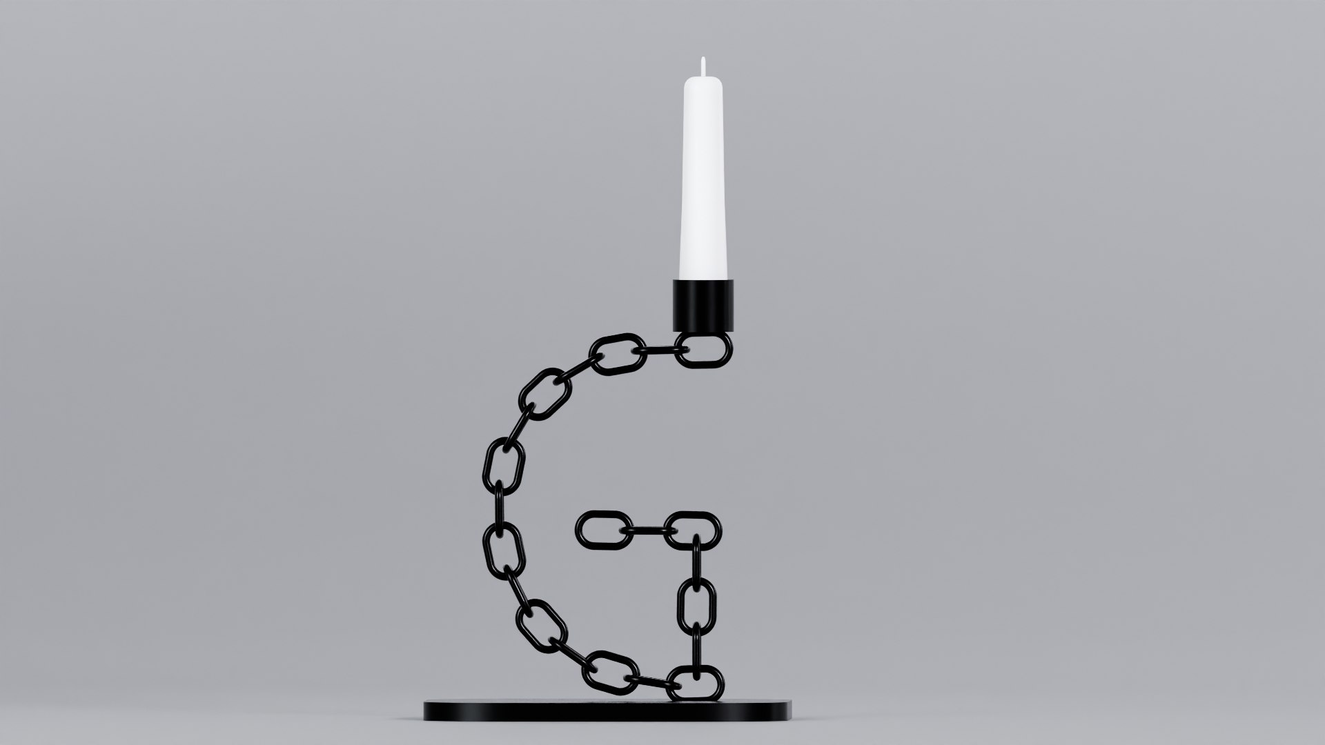 Alphabet G Black Chain Candleholder 3D Model True PBR Renders Zero Cleanup UVs 4K PBR Textures model https://p.turbosquid.com/ts-thumb/RK/B4oZ5N/jC/g_black.001/jpg/1773355860/1920x1080/fit_q87/23e9ca70c63ac10b6670ffae5bd0588e89dd7aba/g_black.001.jpg