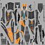 Blender용 Airflow Volimetric VDB가 포함된 F1 McLaren MCL40