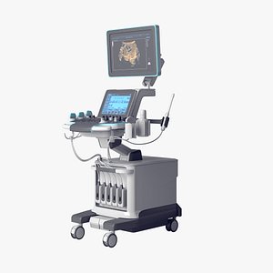 3D realistic ultrasound imaging machine model