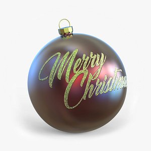 Merry Christmas  Bauble Ball model
