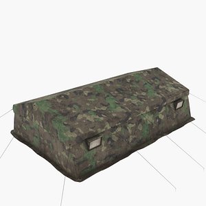 tent army 3D model
