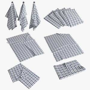 Tea Towels Pack 3D