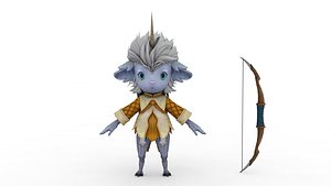 Cartoon mouse 3D model