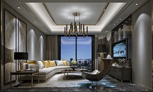 41- Modern Living room 3D