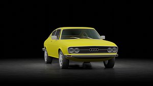 3D Audi 100 Coupe S 1970