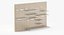 3D Store Furniture Wall Mounted Clothing Stand 01