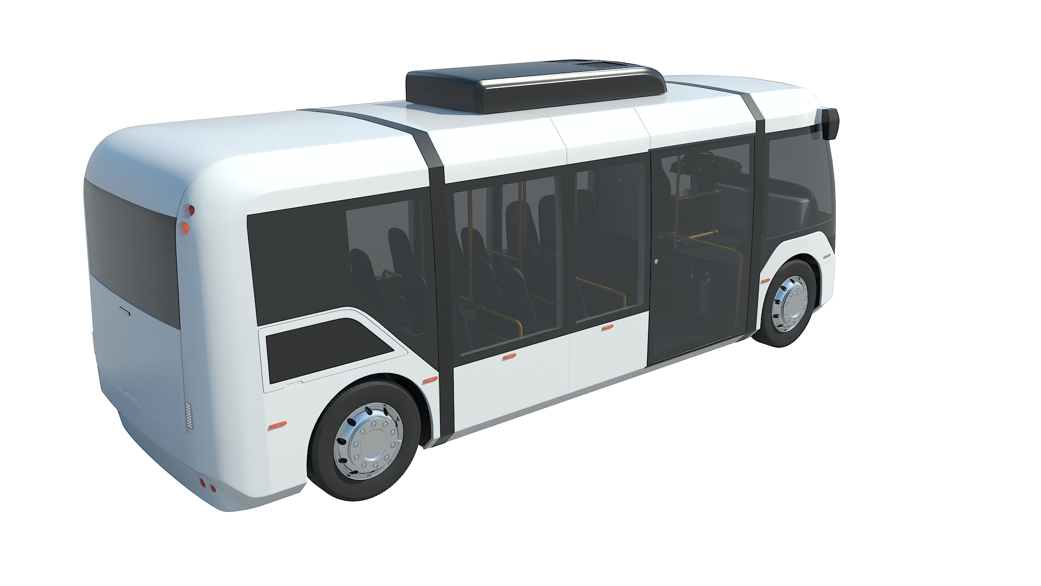 Vero electric bus 3D model - TurboSquid 1679513